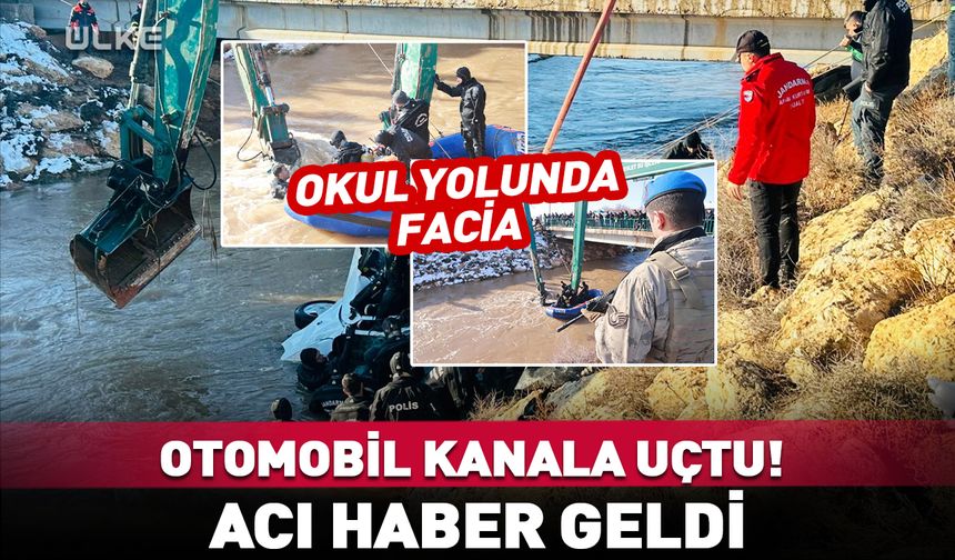 Otomobil kanala uçtu! Acı haber geldi