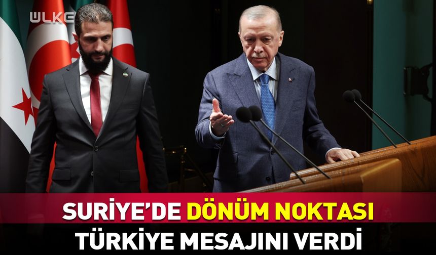Türkiye'den Suriye açıklaması
