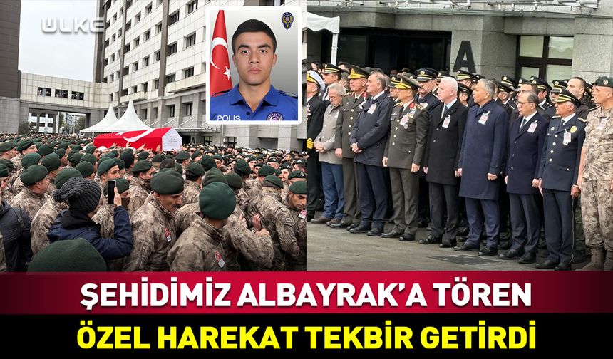 Şehit Emre Albayrak için tören! Özel harekat tekbir getirdi