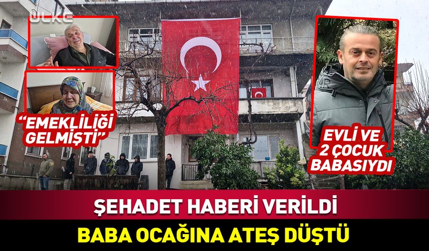 Şehit polis Külünk'ün baba ocağına acı haber ulaştı