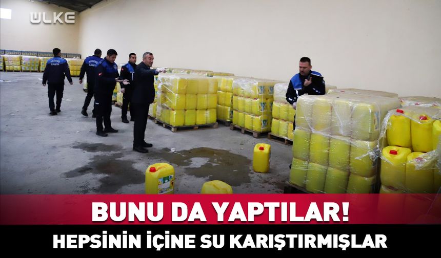 Bunu da yaptılar! Hepsinin içine su karıştırmışlar