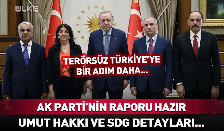 AK Parti'nin "Terörsüz Türkiye" raporu TBMM'de