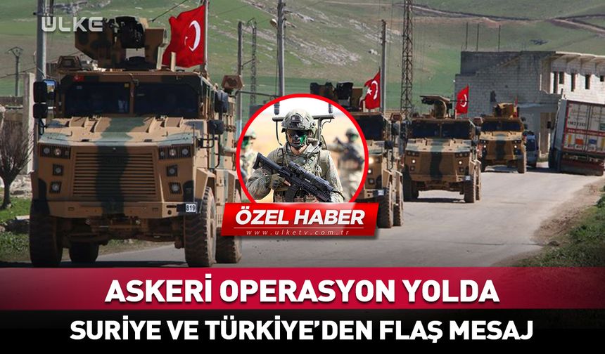 Operasyon kapıda! Suriye ve Türkiye'den SGD'ye mesaj