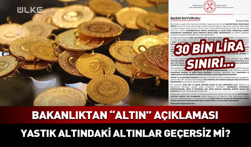 Altın alımları izlenecek mi? Bakanlıktan iddialara net yanıt!
