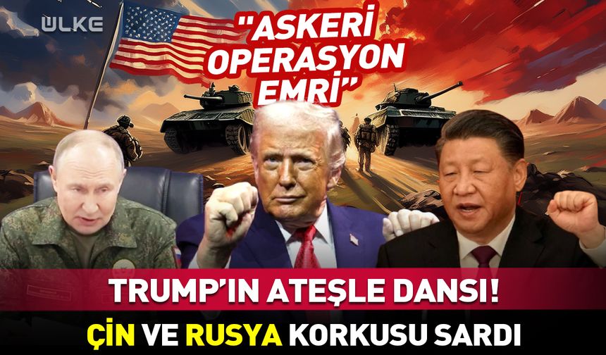 Trump'ı Çin ve Rusya korkusu sardı! "Askeri operasyon" iddiası