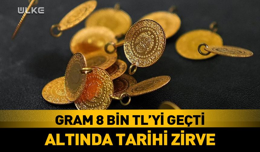 Fed kararı sonrası altın fiyatları uçtu! Gram 8 bin TL'yi geçti
