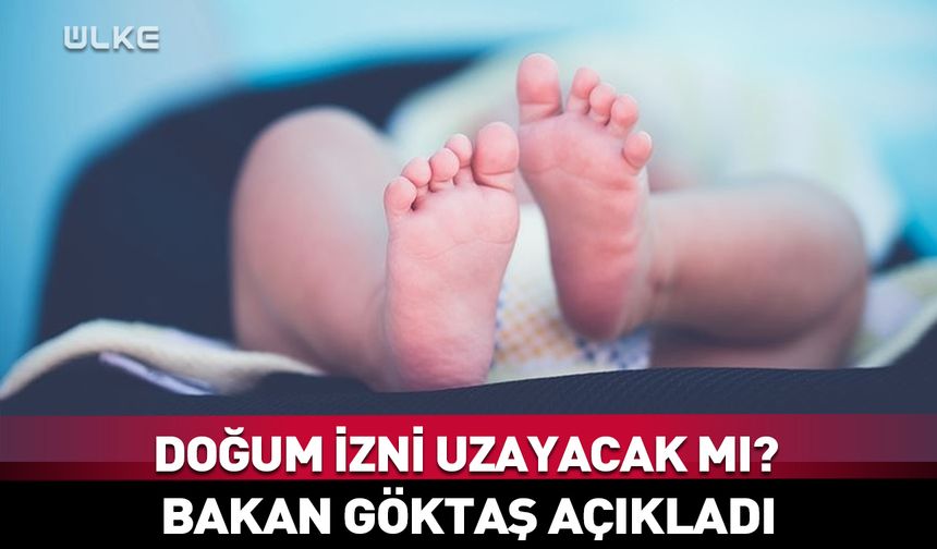 Bakan Göktaş'tan dikkat çeken "doğum izni" açıklaması!