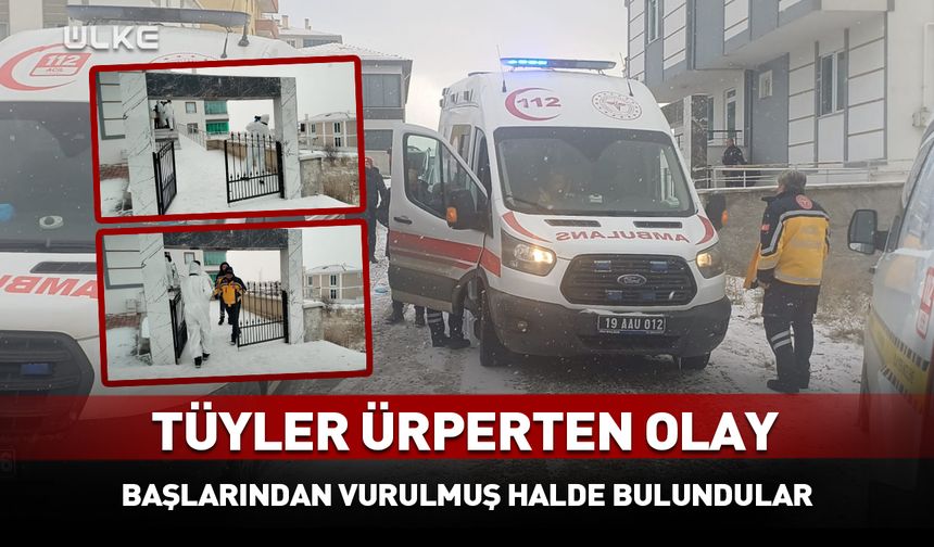 Tüyler ürperten olay: Başlarından vurulmuş halde bulundular