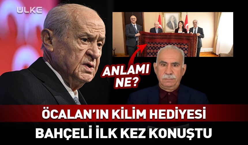 Bahçeli, Öcalan'ın hediyesi hakkında ilk kez konuştu