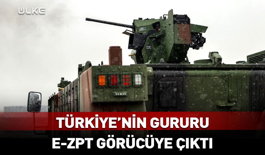 Türkiye'nin gururu! E-ZPT görücüye çıktı