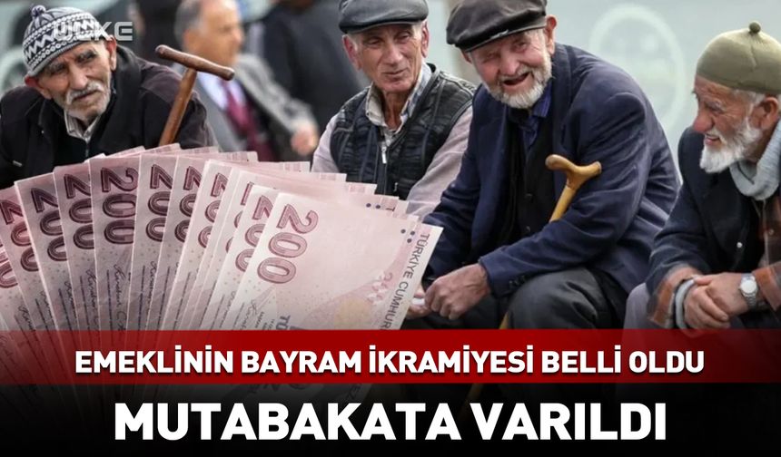 Emeklinin bayram ikramiyesi belli oldu