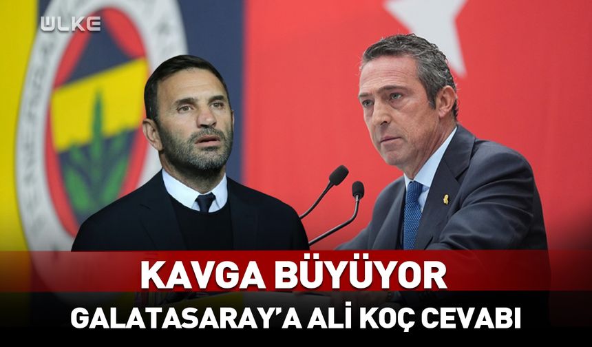 Fenerbahçe'den Galatasaray'a Ali Koç cevabı