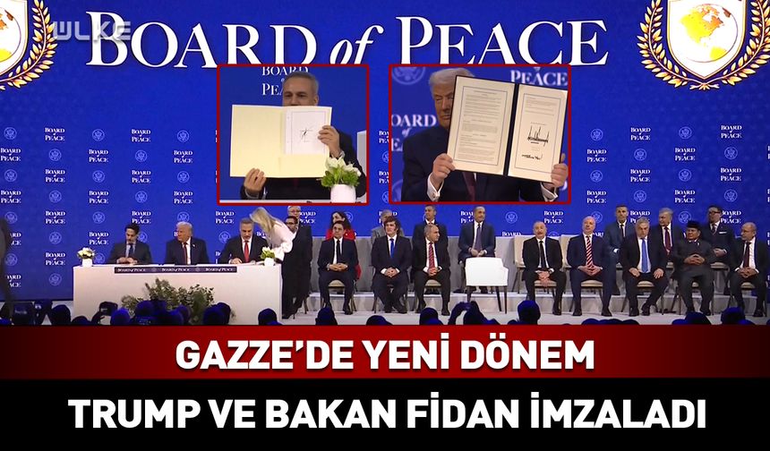 Gazze'de yeni dönem! Trump resmen imzaladı...