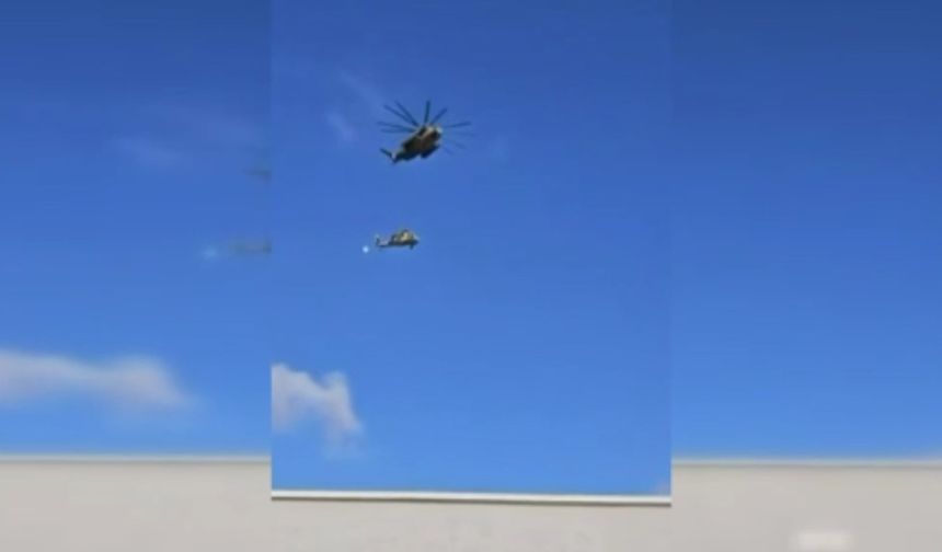 İsrail helikopteri yere çakıldı