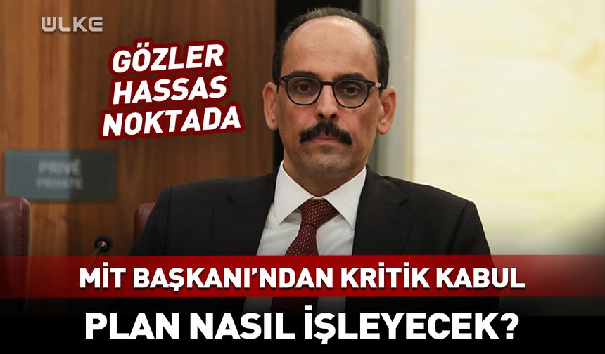MİT Başkanı Kalın’dan kritik kabul