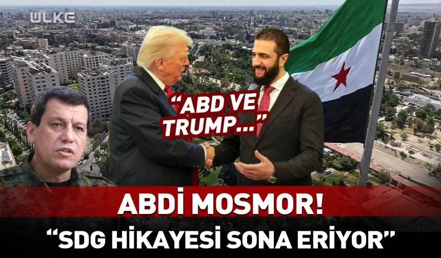 SDG hikayesi sona eriyor! ABD ve Trump...
