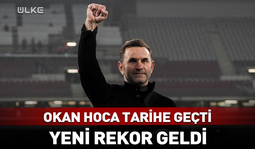 Okan Buruk tarihe geçti