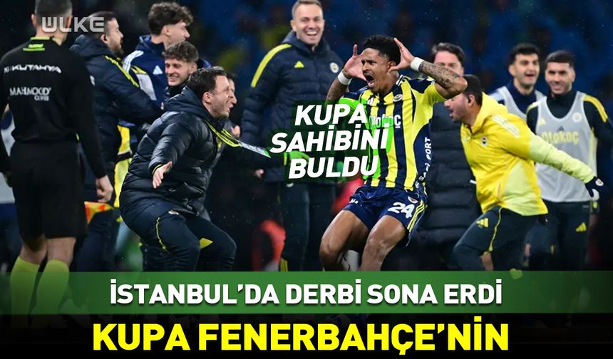 Süper Kupa Fenerbahçe'nin...