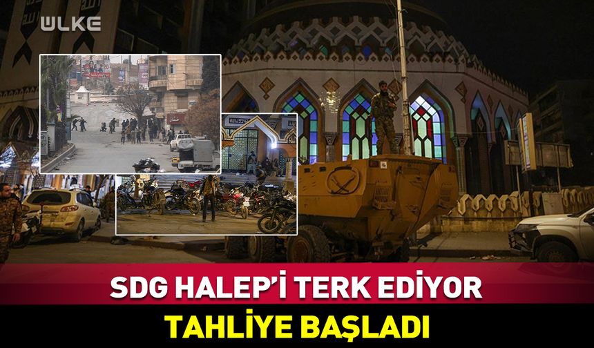 SDG, Halep'i terk ediyor