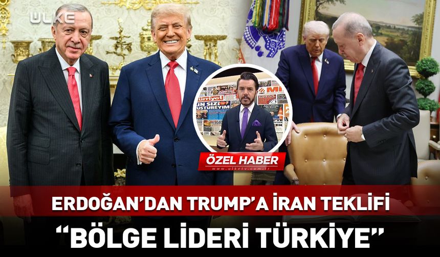 Erdoğan'dan Trump'a flaş İran teklifi