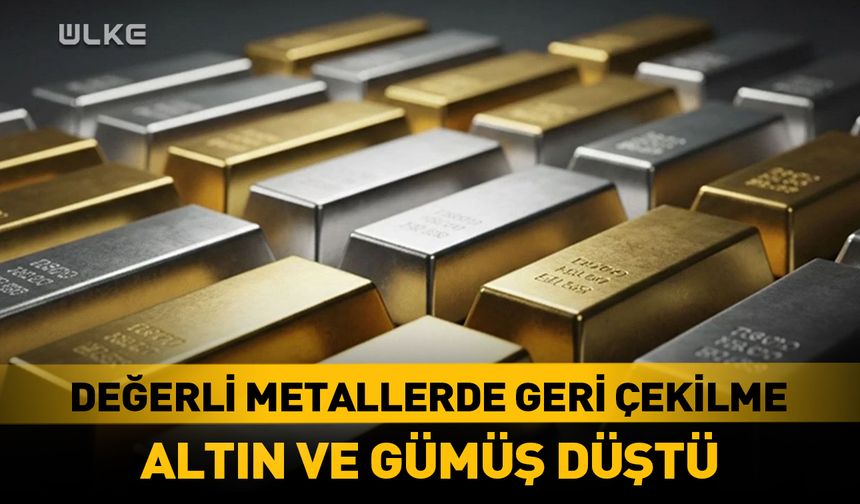 Altın ve gümüş haftaya düşüşle başladı