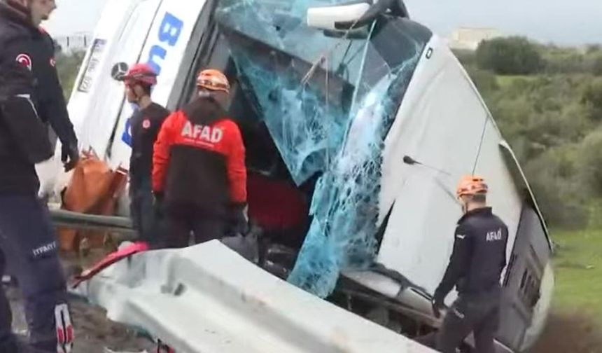 Otobüs şarampole uçtu: Çok sayıda ölü var