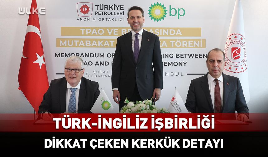 TPAO ile bp'den petrol ve doğal gaz anlaşması