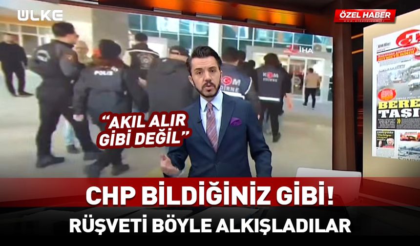CHP'li Edirne Belediyesi'nde skandal! Rüşveti böyle alkışladılar