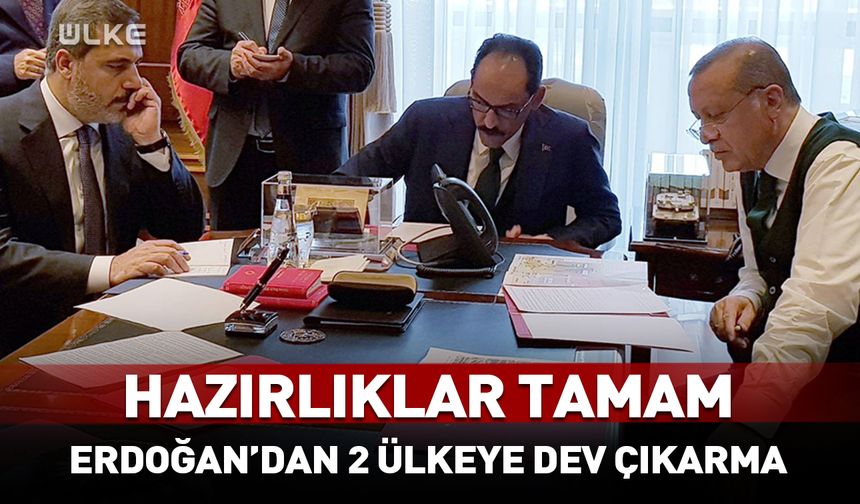 Erdoğan'dan 2 ülkeye dev çıkarma