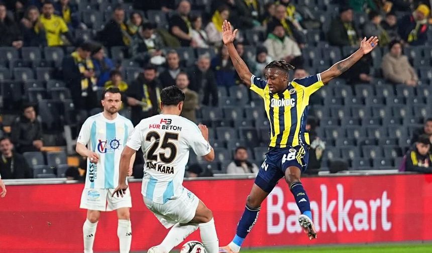 Fenerbahçe geriye düştüğü maçta Erzurumspor'u yendi