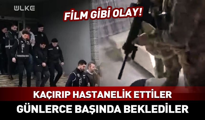 Film gibi olay! Önce hastanelik ettiler, sonra başında beklediler