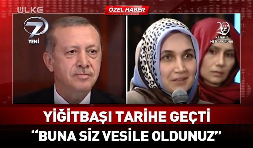 Kübra Güran Yiğitbaşı Erdoğan'a böyle teşekkür etmişti