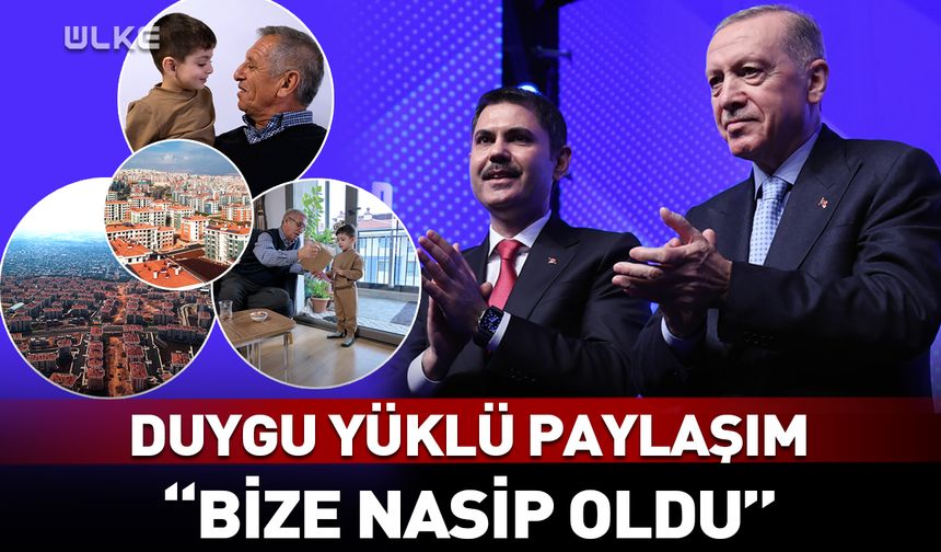 Bakan Kurum'dan duygulandıran paylaşım: Bize nasip oldu