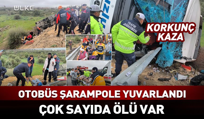 Otobüs şarampole uçtu: Çok sayıda ölü var