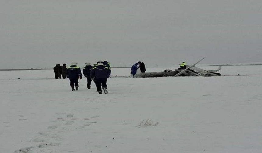 Rusya'da uçak düştü