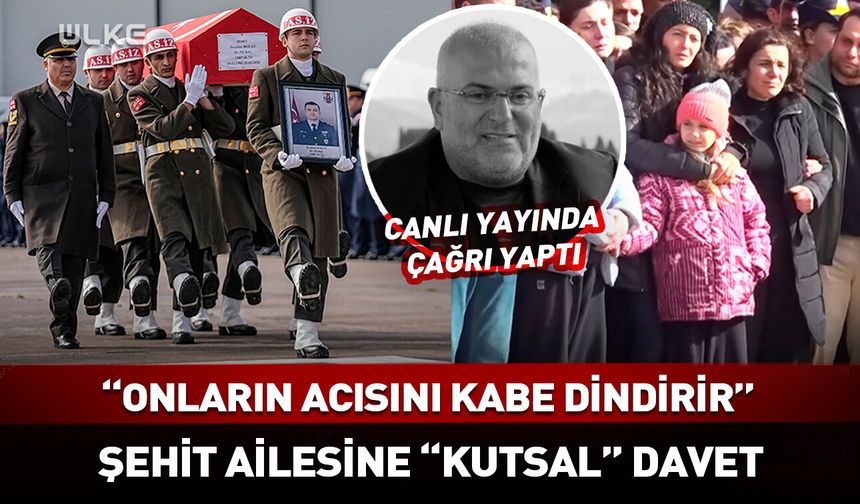 "Kabe'den başka bir şey bu acıyı dindiremez" Şehit ailesine Umre daveti