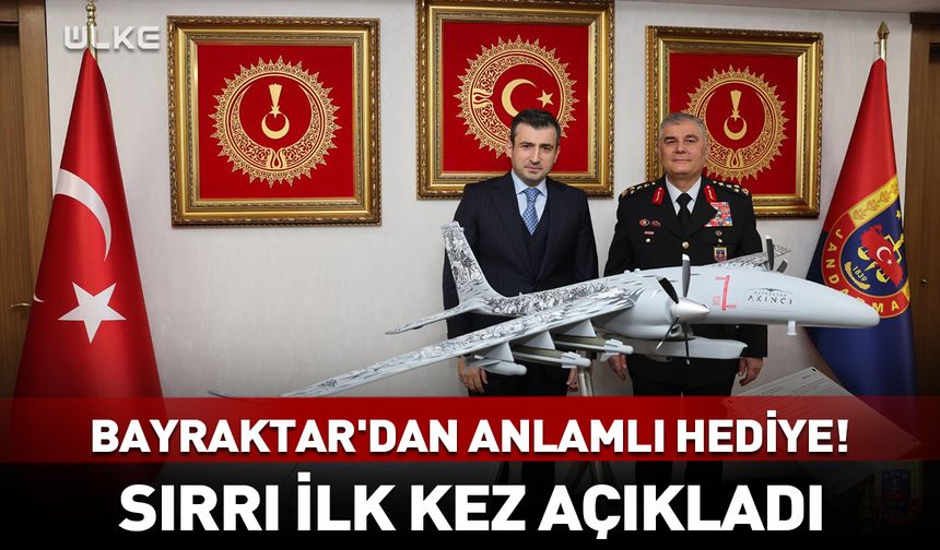 Selçuk Bayraktar'dan anlamlı hediye! Sırrı ilk kez açıkladı