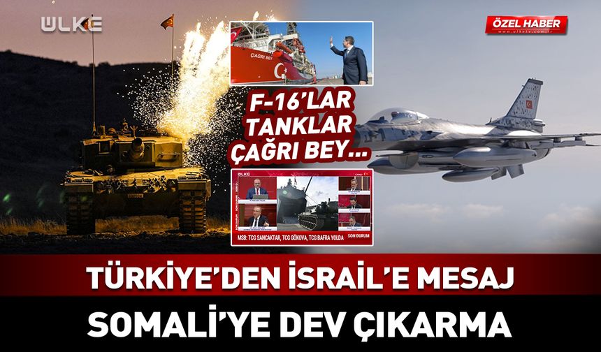 Türkiye'den Somali'ye dev çıkarma! Tanklar, F-16'lar...