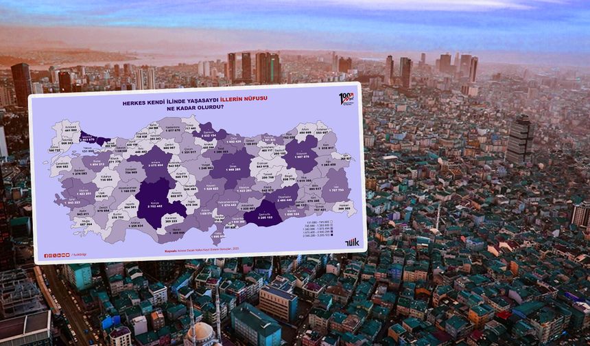 Herkes kendi ilinde yaşasaydı nasıl olurdu? İstanbul'un nüfusu 2 milyon...