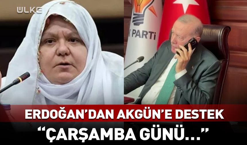 Erdoğan'dan Zeynep Güneş Akgün'e destek