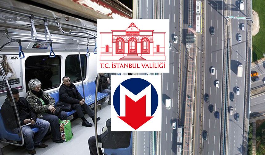 İstanbul'da hangi yollar-metro hatları kapalı?