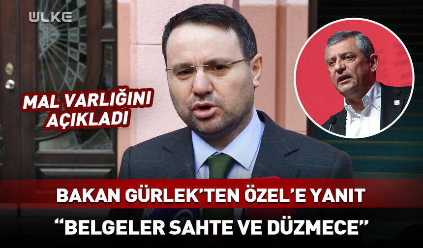 Bakan Gürlek’ten Özel'e yeni yanıt