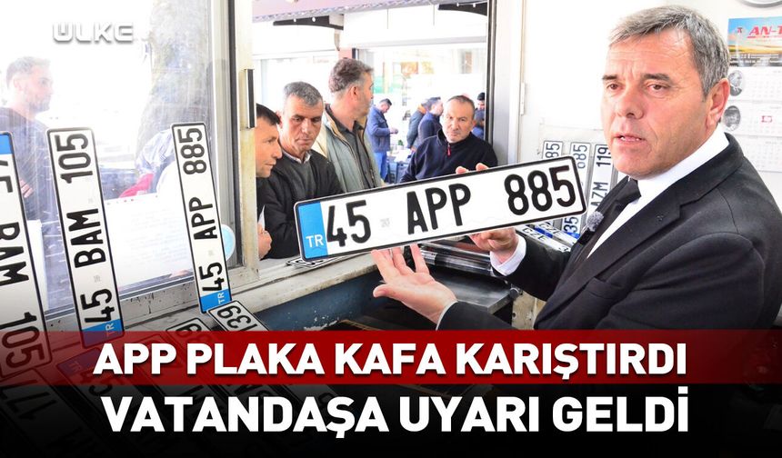 APP plakada kafa karışıklığı yaşandı! Vatandaşa uyarı geldi