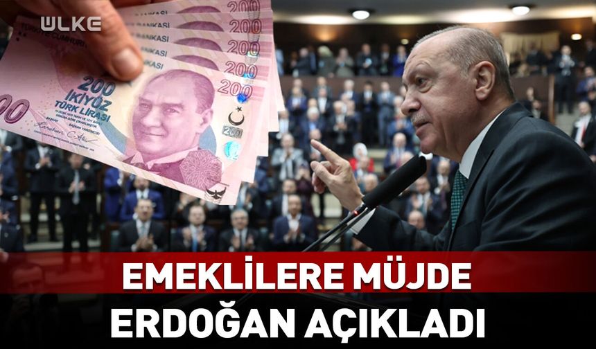 Erdoğan'dan emeklilere müjde! Tarihler belli oldu