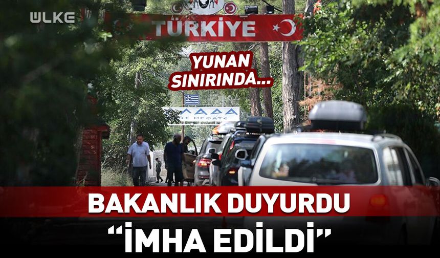 Bakanlıktan açıklama! "İmha edildi"