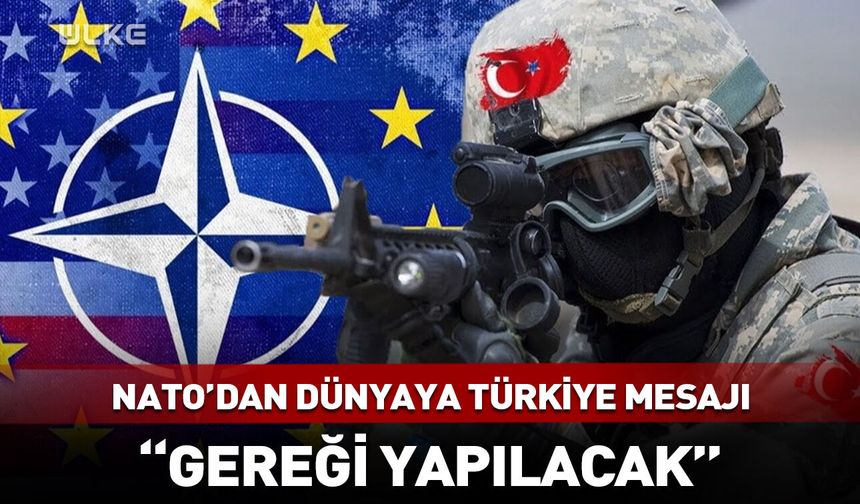NATO'dan flaş Türkiye açıklaması