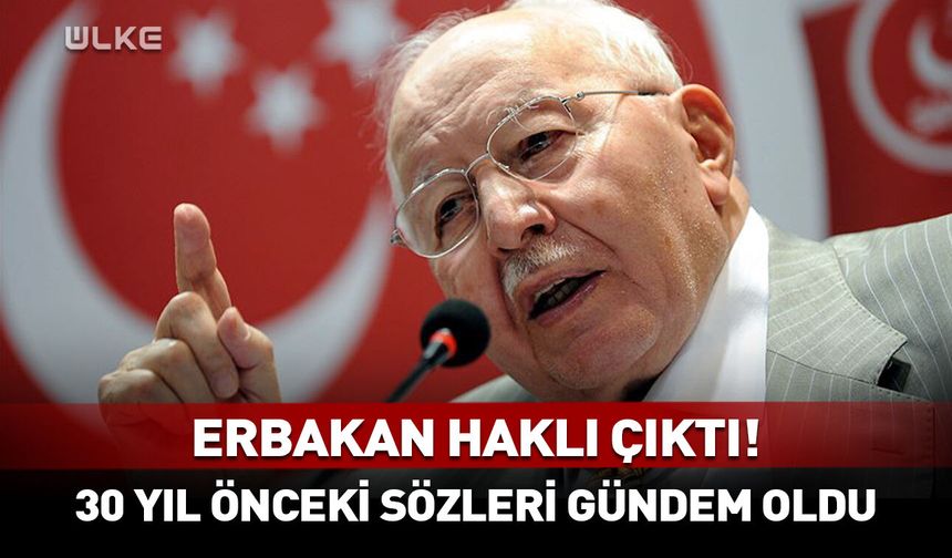 Necmettin Erbakan'ın yıllar önceki İran sözleri gündem oldu