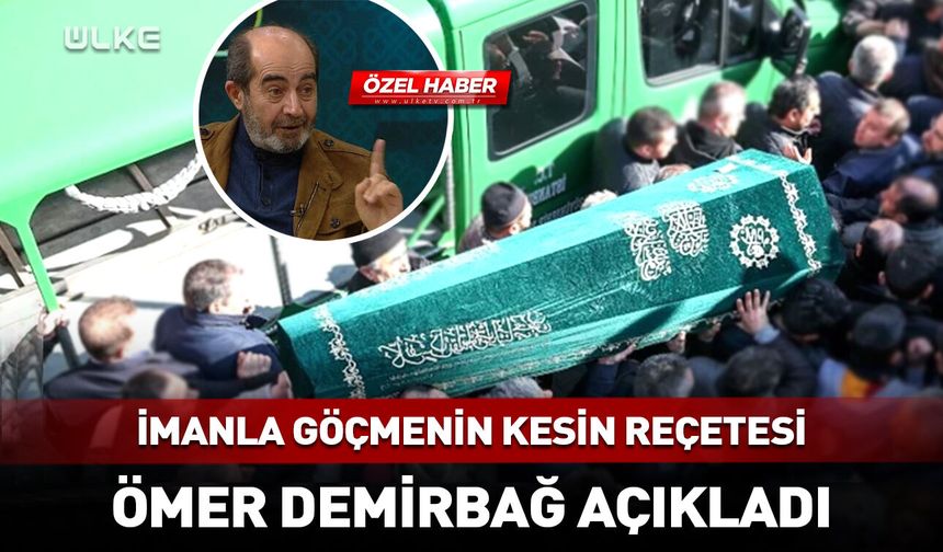Ahirete imanla gitmenin kesin reçetesi