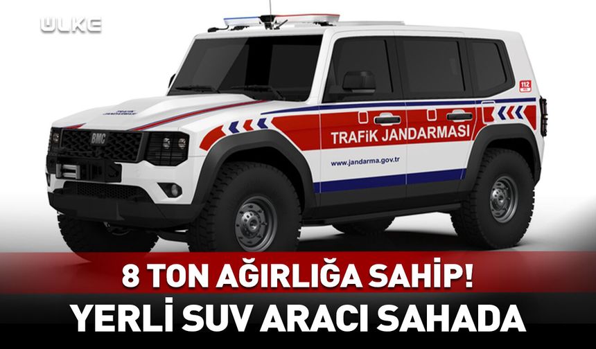 8 ton ağırlığa sahip! Türkiye'nin ilk yerli zırhlı SUV aracı sahada