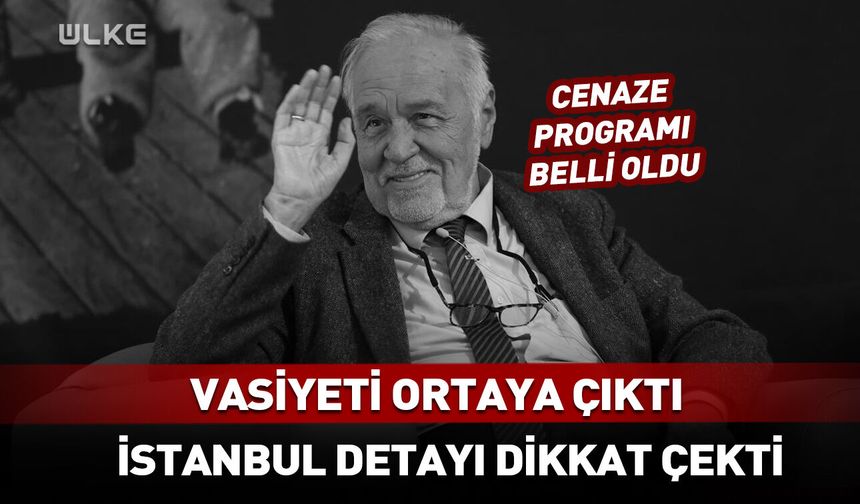 İlber Ortaylı'nın ortaya çıkan vasiyetindeki İstanbul detayı!